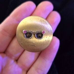 Vintage Gold Trinket Case